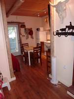 Entrance to the Cowboy Bunkhouse, washer and
                  dryer included