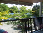 view from the deck across Beach Ave