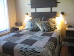 Bedroom with Queen bed and TV