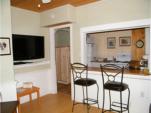 View from the living room towards the kitchen